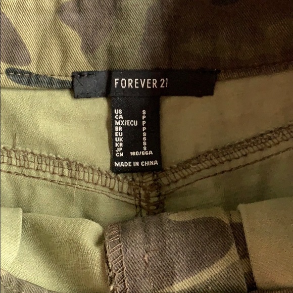 army camo skirt forever 21 - Picture 5 of 7